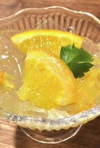 レモンとオレンジのゼリー