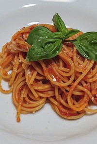 簡単！プロのシンプルなトマトスパゲッティ