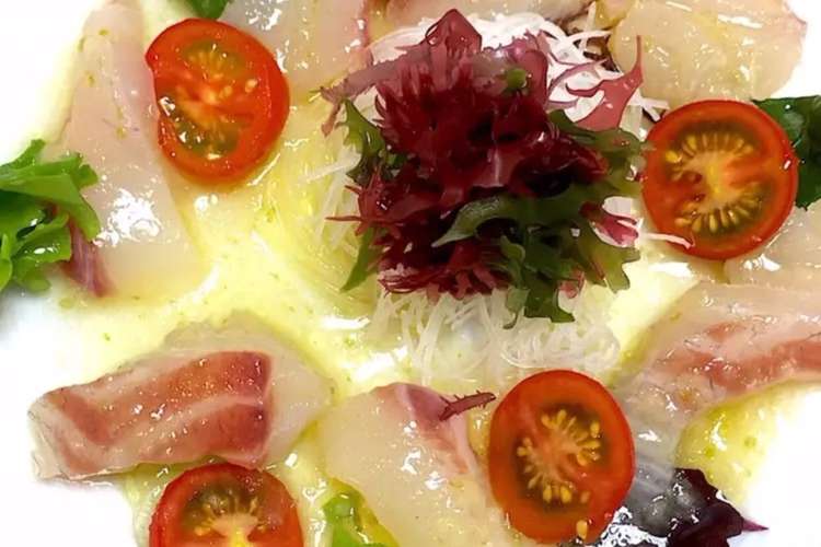 柚子胡椒香る鯛のカルパッチョソース 簡単 レシピ 作り方 By りいママpad クックパッド 簡単おいしいみんなのレシピが354万品