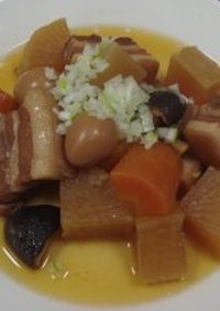 ル・クルーゼで美味しい☆豚バラ肉の煮込み