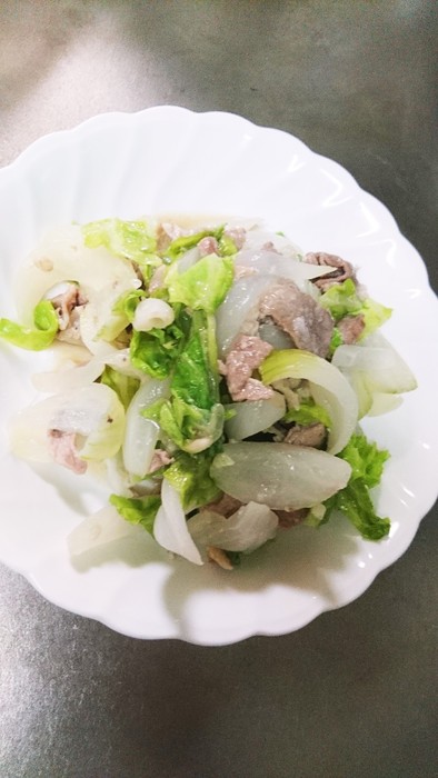豚肉と春野菜の塩麹炒めの写真