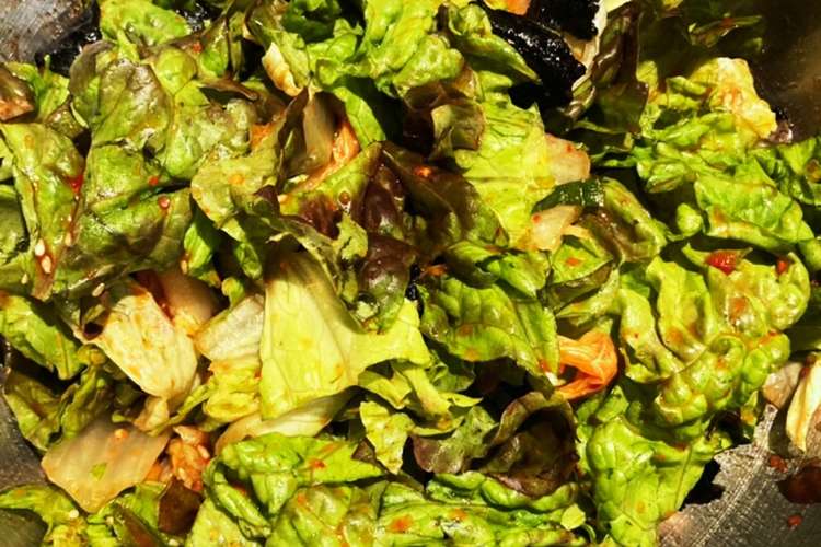 志麻さんの レタスとキムチのサラダ レシピ 作り方 By コキン05 クックパッド 簡単おいしいみんなのレシピが354万品