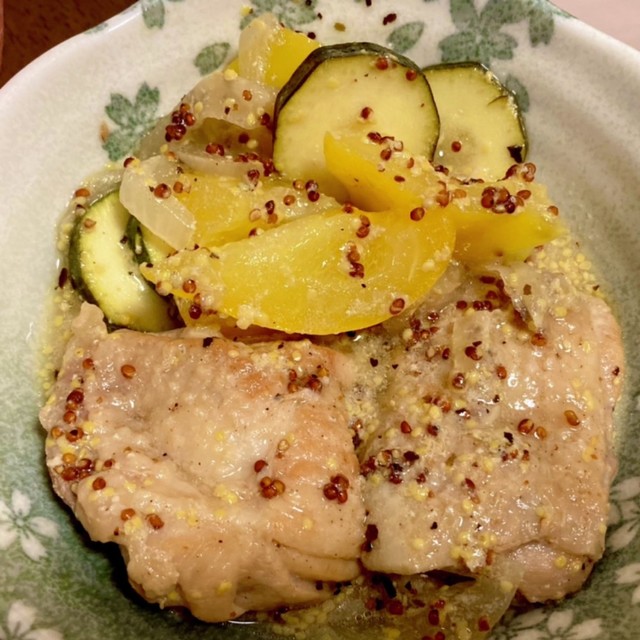 志麻さんの チキンのマスタードクリーム煮 レシピ 作り方 By コキン05 クックパッド 簡単おいしいみんなのレシピが355万品