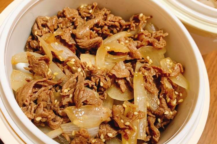 砂糖を使わない牛丼 レシピ 作り方 By まつばやしあみ クックパッド 簡単おいしいみんなのレシピが372万品