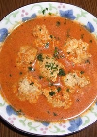 鶏団子のトマトスープ煮