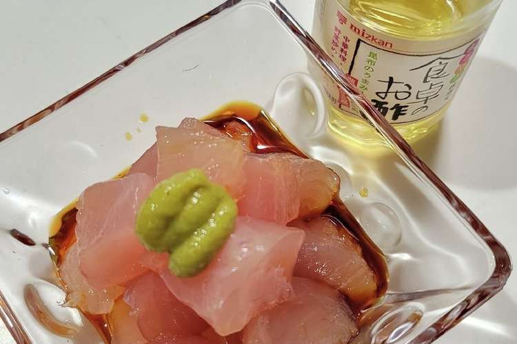 トッピング お刺身にお酢 レシピ 作り方 By Tamago大好き クックパッド 簡単おいしいみんなのレシピが356万品