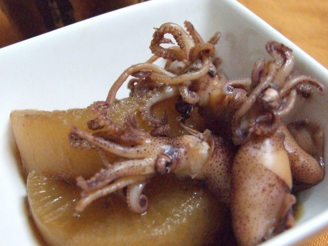 豆イカで 大根とイカの煮物 レシピ 作り方 By おれんじでびる クックパッド