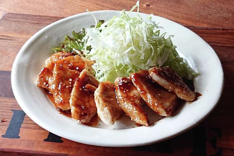 ごはんがススム 鶏むね肉のこってり焼き レシピ 作り方 By ちーすけ クックパッド 簡単おいしいみんなのレシピが356万品