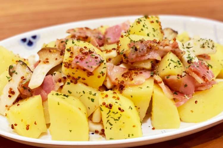 新じゃがとベーコンのハニーマスタード炒め レシピ 作り方 By Keicook8 クックパッド 簡単おいしいみんなのレシピが359万品