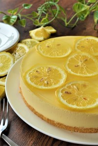 レモンババロアケーキ