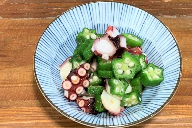 タコとオクラの和風和え レシピ 作り方 By 冷凍野菜料理研究室 クックパッド 簡単おいしいみんなのレシピが373万品