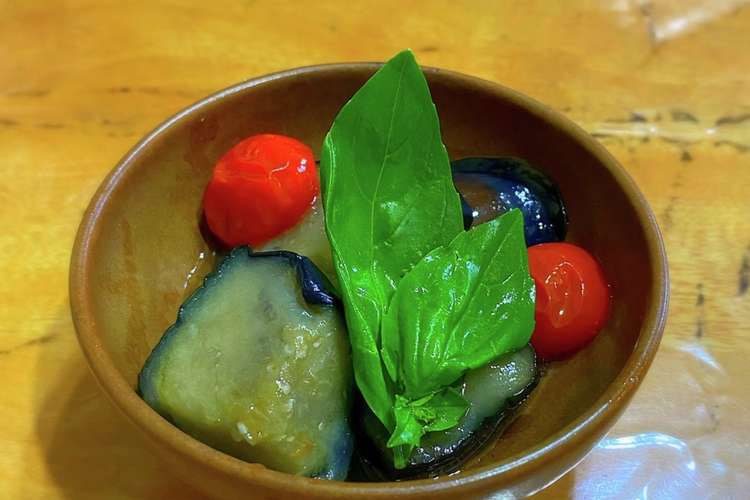 ナスとミニトマトの洋風煮浸し レシピ 作り方 By 月下の旅猫 クックパッド 簡単おいしいみんなのレシピが356万品