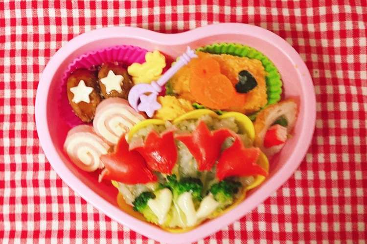 チューリップのお花弁当 デコ弁 レシピ 作り方 By もこにゃん クックパッド 簡単おいしいみんなのレシピが370万品