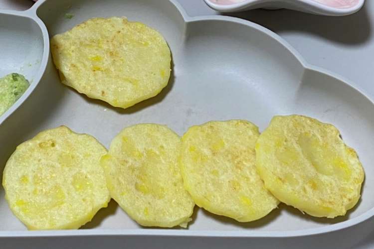 離乳食後期 とうもろこしパンケーキ レシピ 作り方 By こまっちぇ クックパッド 簡単おいしいみんなのレシピが360万品