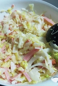 作りおきキャベ玉サラダ