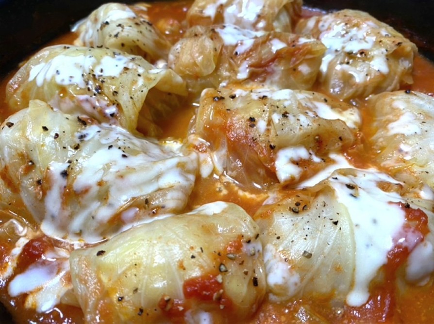 チーズとろけるトマト風ロールキャベツの画像