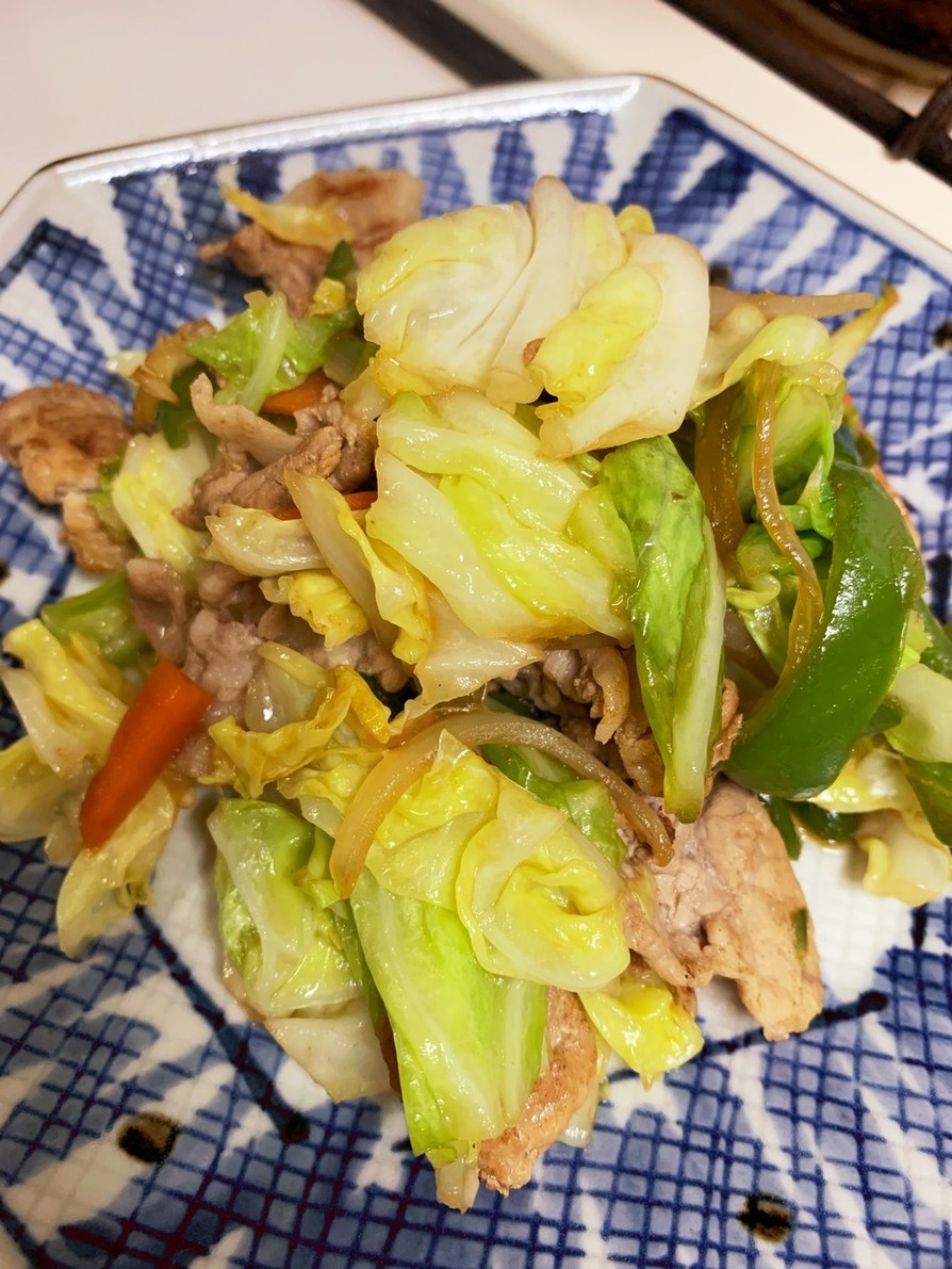 ☆豚肉と野菜のぽん酢炒め☆の画像