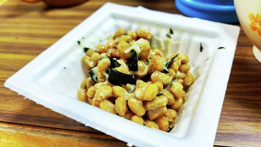 ご飯に合う合う♪パリふわのり納豆の画像