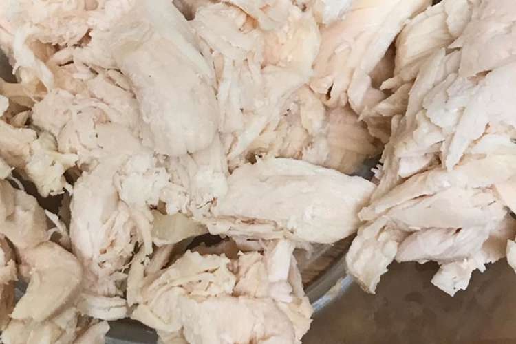 冷凍保存ok 鶏ささみのほぐし身 レシピ 作り方 By アイコ15 クックパッド 簡単おいしいみんなのレシピが374万品