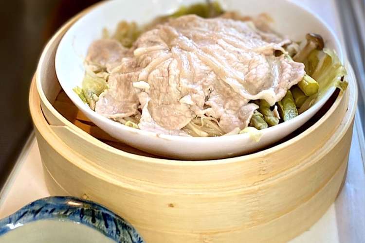 野菜を食べよう 簡単 蒸し豚しゃぶ レシピ 作り方 By かっちゃん杉 クックパッド 簡単おいしいみんなのレシピが363万品