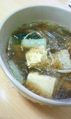 具材たっぷり!中華風おかずスープ♪