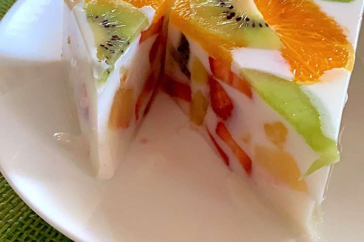 牛乳フルーツ寒天 レシピ 作り方 By クックloveまま クックパッド 簡単おいしいみんなのレシピが355万品