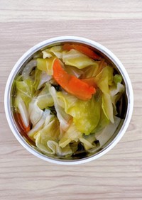 スープジャー&干し野菜のアジアンスープ