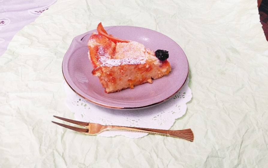 美味オレンジコンポートのパウンドケーキの画像