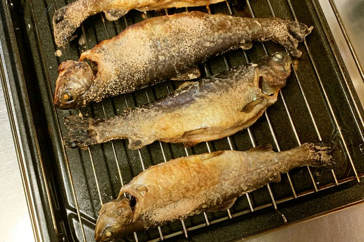 岩魚 山女の塩焼き オーブン使用 レシピ 作り方 By 幸男nagano クックパッド 簡単おいしいみんなのレシピが361万品