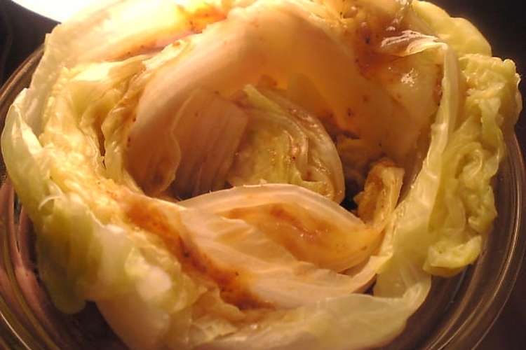 簡単：低カロリー：白菜の焼肉のタレ漬け