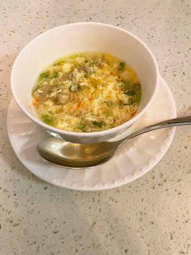 牛脂スープ/金森　糖質制限　酸辣湯風の写真