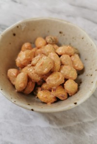 キムチの残りダレでピリ辛マヨ大豆