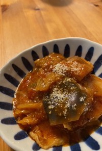 ピリ辛！コク旨トマトキムチ煮