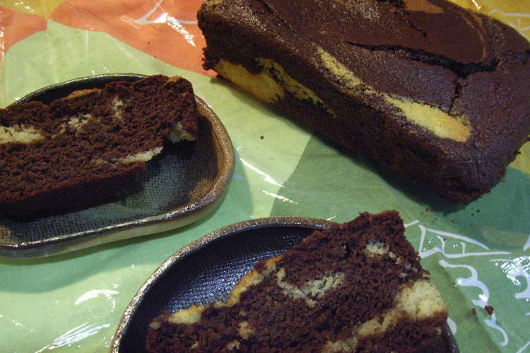 早 粉不要 おからでマーブルチョコケーキ レシピ 作り方 By はもはも クックパッド