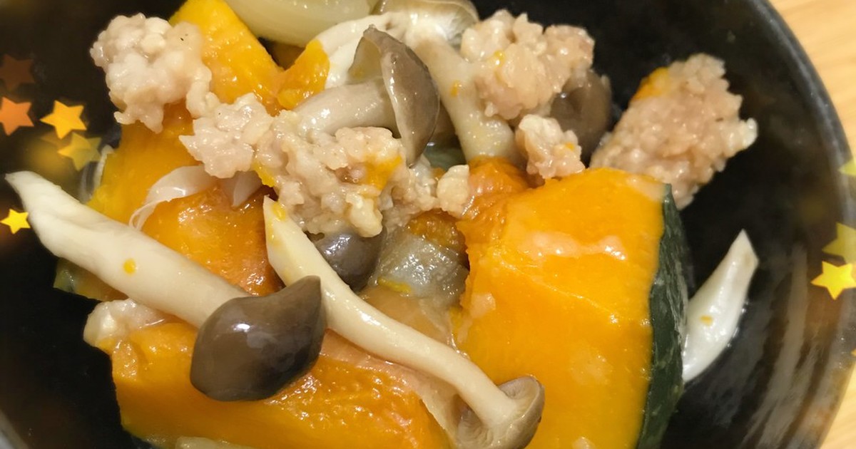 簡単きのことカボチャで作る 肉じゃが風 レシピ 作り方 By ねこるぅん クックパッド 簡単おいしいみんなのレシピが375万品