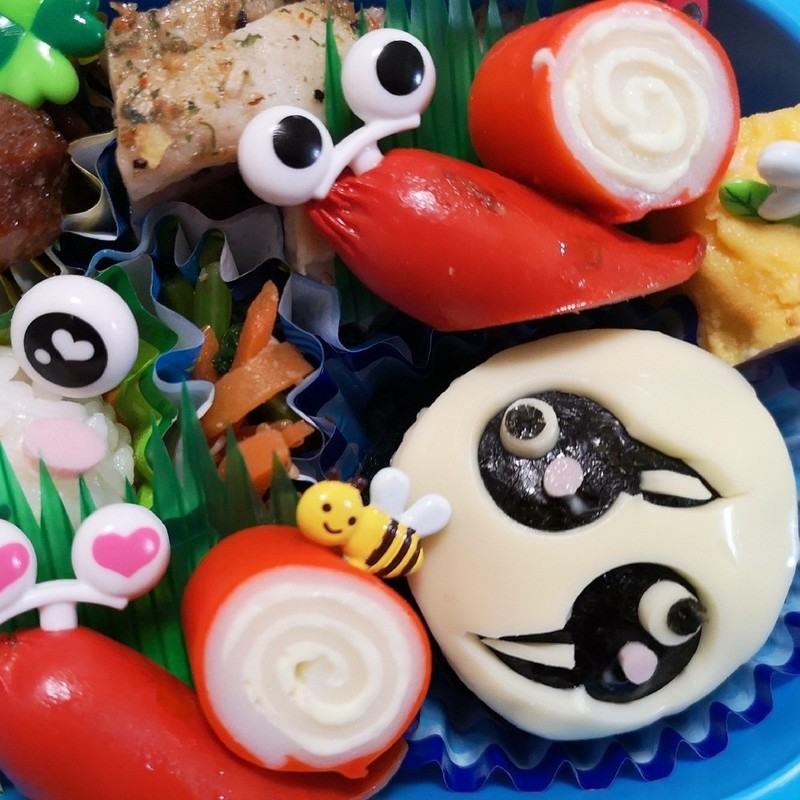 みんなが作ってる キャラ弁 カタツムリのレシピ クックパッド 簡単おいしいみんなのレシピが355万品