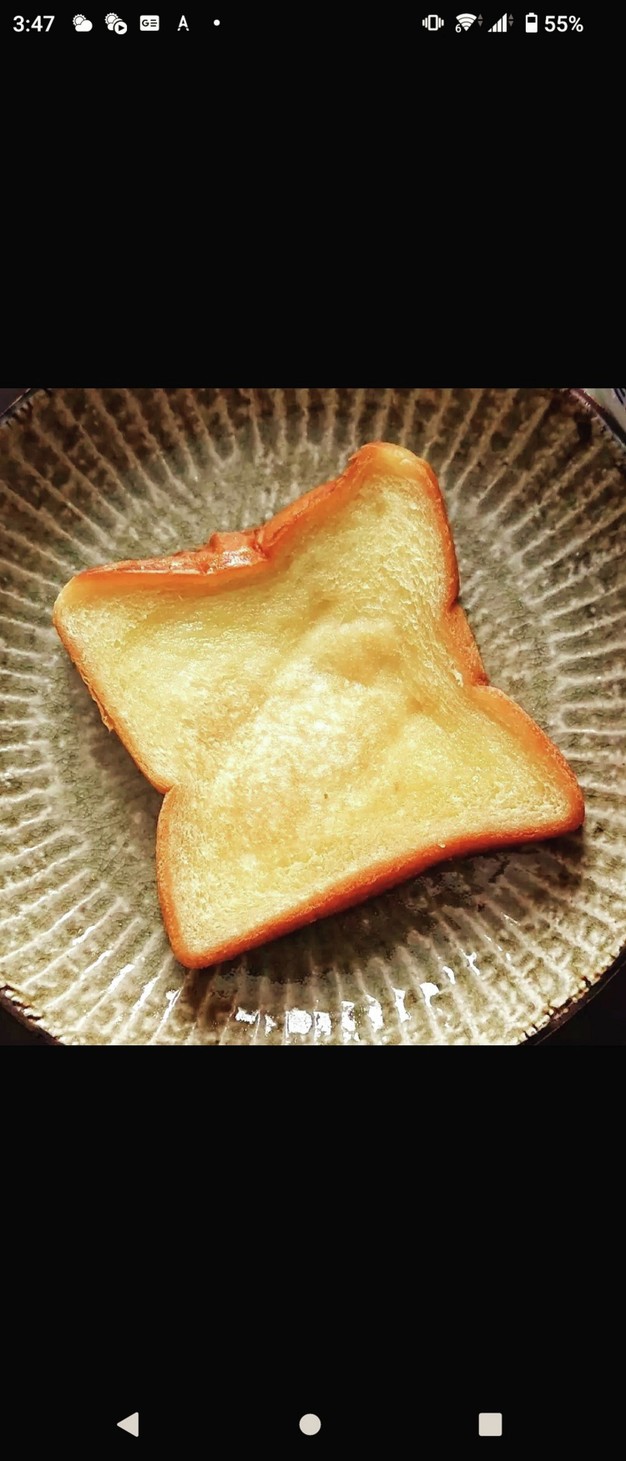 フライパンdeバタートーストの画像