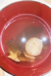 エビ団子の簡単スープ