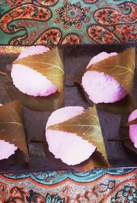 ♬一口サイズ基本の桜餅♬