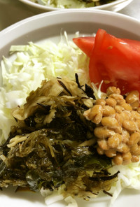 【腸活】和風サラダの素〜海藻と納豆のタレ