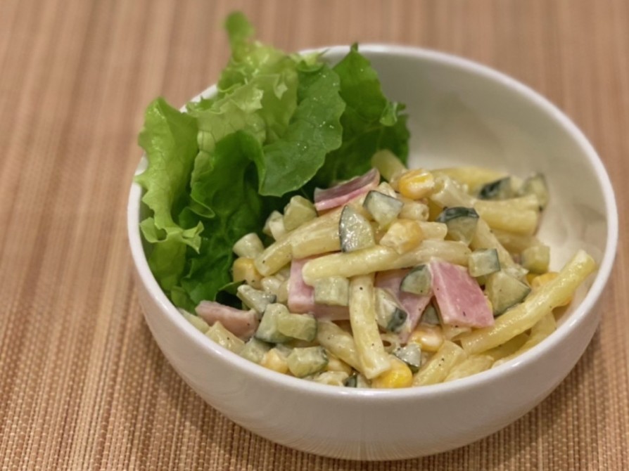 マグロのピクルスマカロニサラダのレシピ