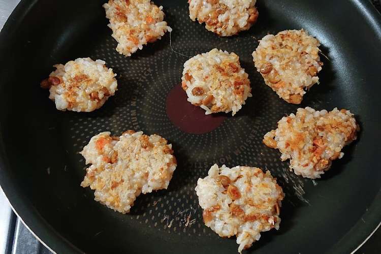 離乳食後期 納豆と鮭のごはんおやき レシピ 作り方 By クック41ql04 クックパッド 簡単おいしいみんなのレシピが360万品