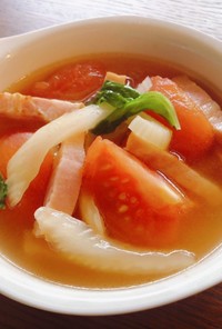 【時短】夏野菜の簡単コンソメスープ