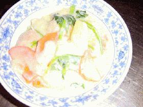 豆乳でまろやか鮭クリームシチュー☆