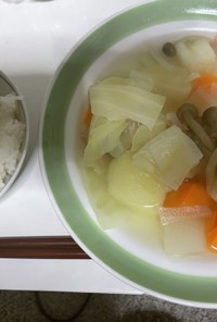野菜スープ(食べすぎても体重が増えない)
