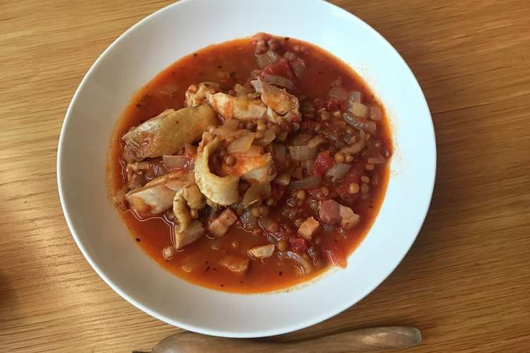 鶏レンズ豆トマト煮込み レシピ 作り方 By まりあっち クックパッド 簡単おいしいみんなのレシピが366万品