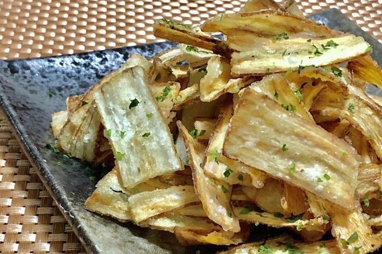 サクサク ごぼうチップス レシピ 作り方 By ふんにゃん クックパッド 簡単おいしいみんなのレシピが376万品