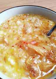 みんなが作ってる キムチ雑炊 チーズのレシピ クックパッド 簡単おいしいみんなのレシピが360万品