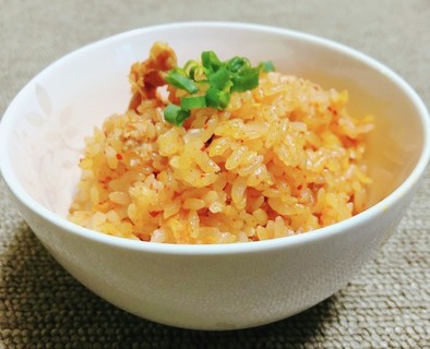 糖質＋ビタミンB1　玄米入り豚キムチご飯の写真