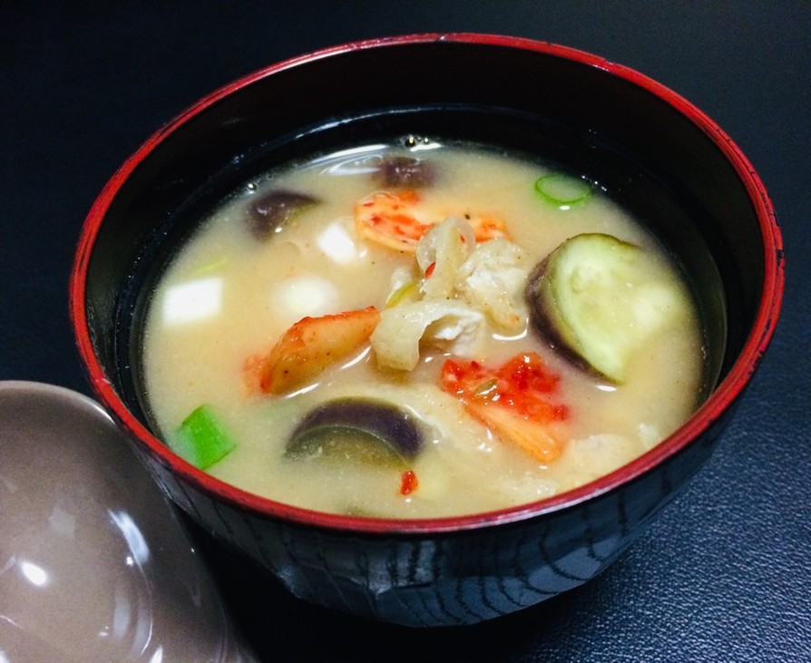 味噌とキムチのダブル発酵パワー！スープの画像